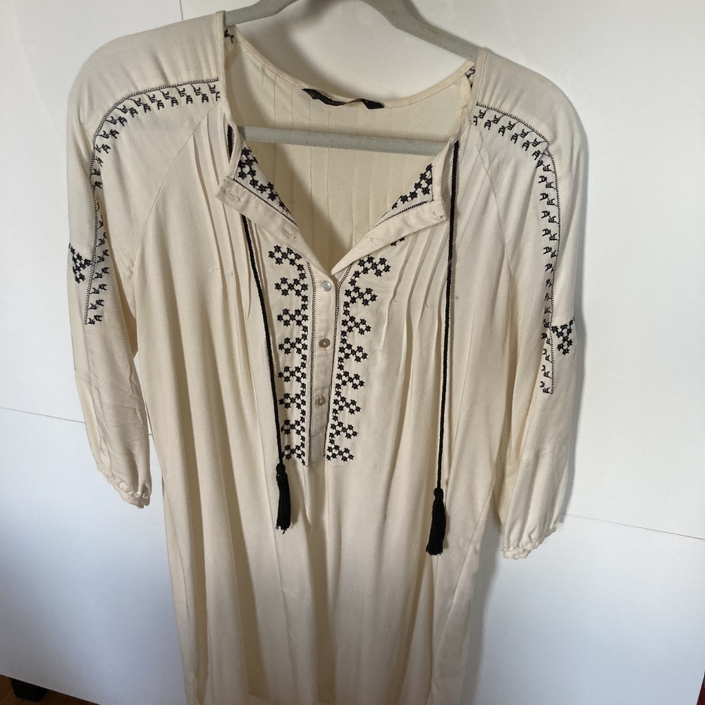 Zara size S bohemian style short dress, worn once